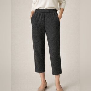 FABIANA FILIPPI WOOL AND CASHEMERE CHEVRON PANTS SIZE 8